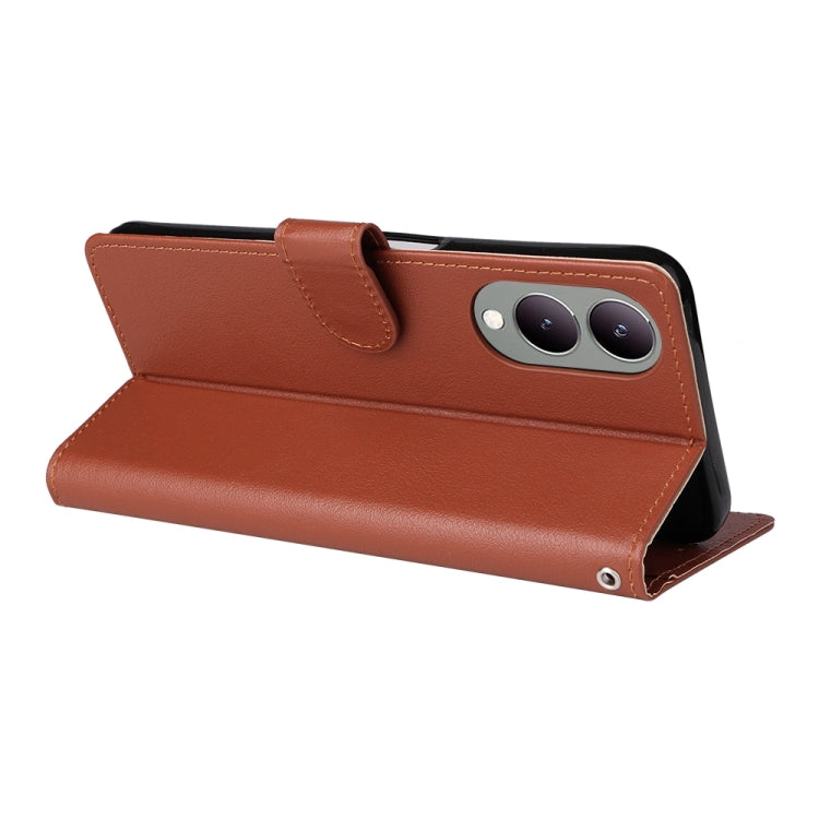 For vivo Y17s 4G 3-Card Slots Multifunctional Leather Phone Case