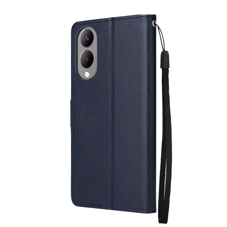 For vivo Y17s 4G 3-Card Slots Multifunctional Leather Phone Case