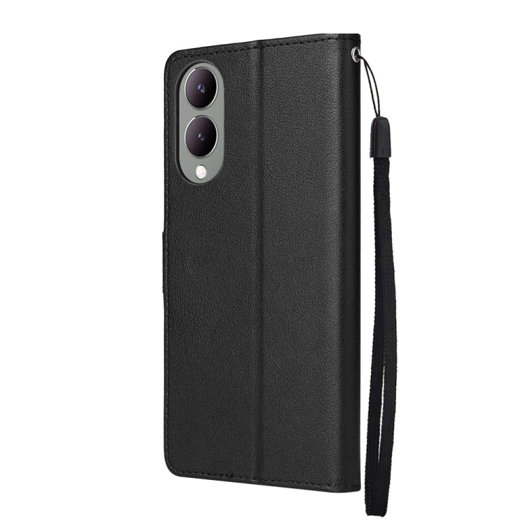 For vivo Y17s 4G 3-Card Slots Multifunctional Leather Phone Case