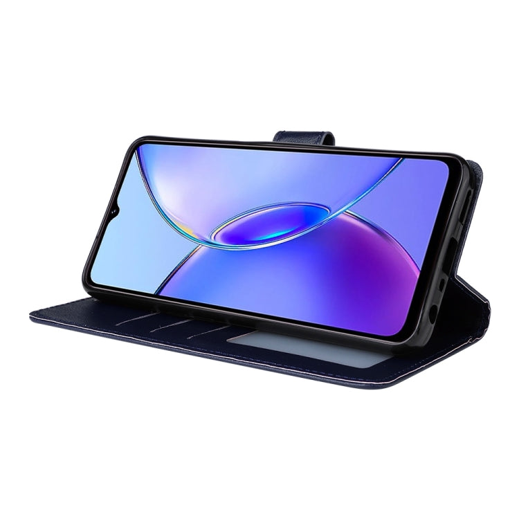 For vivo Y17s 4G 3-Card Slots Multifunctional Leather Phone Case