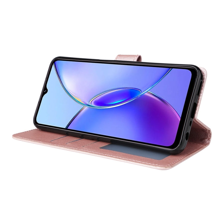 For vivo Y17s 4G 3-Card Slots Multifunctional Leather Phone Case