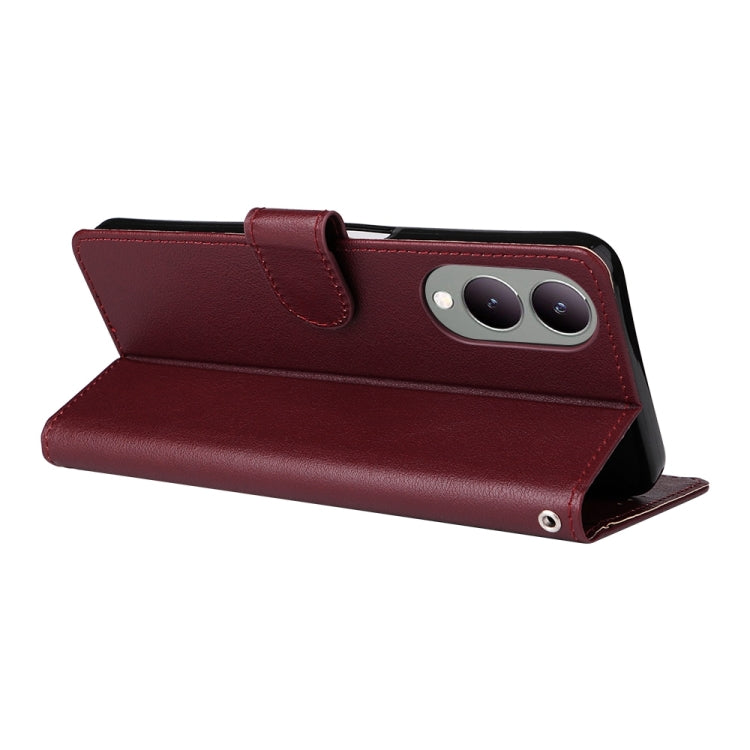 For vivo Y17s 4G 3-Card Slots Multifunctional Leather Phone Case