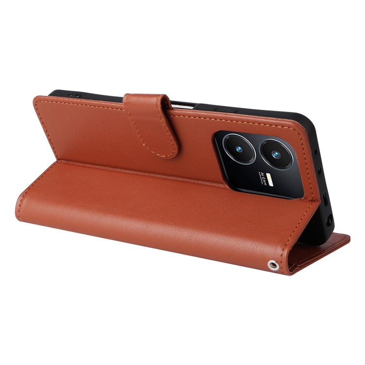 For vivo Y22s 4G / Y22 4G 2022 3-Card Slots Multifunctional Leather Phone Case