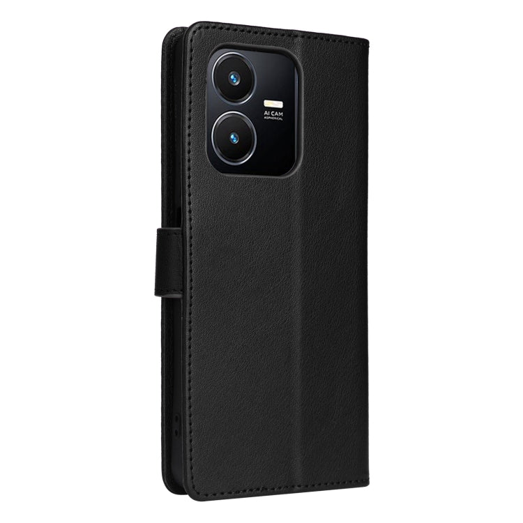 For vivo Y22s 4G / Y22 4G 2022 3-Card Slots Multifunctional Leather Phone Case