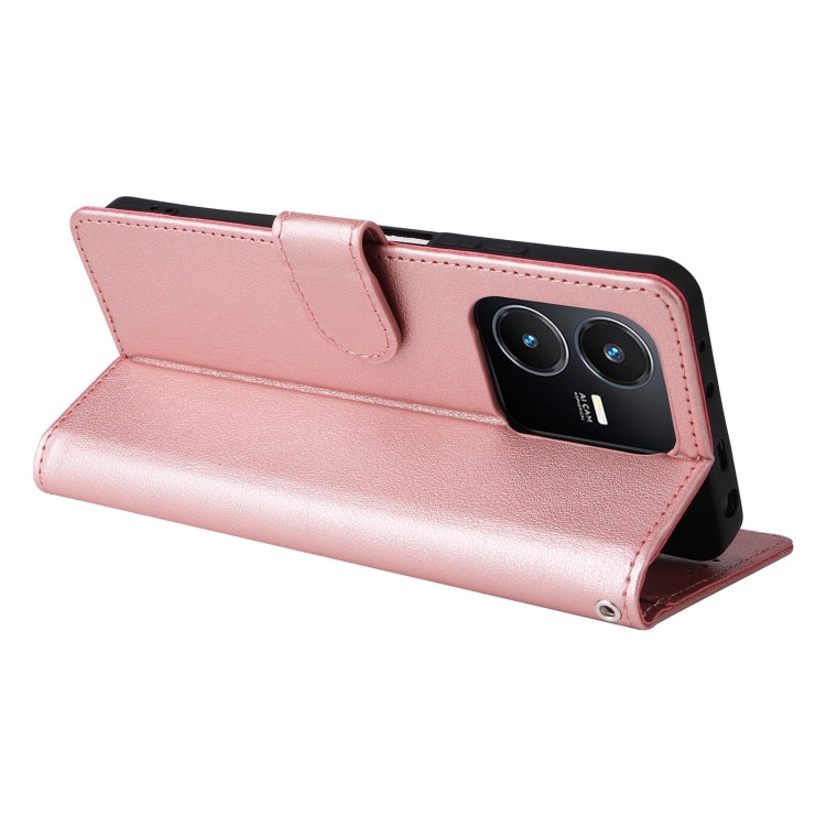For vivo Y22s 4G / Y22 4G 2022 3-Card Slots Multifunctional Leather Phone Case