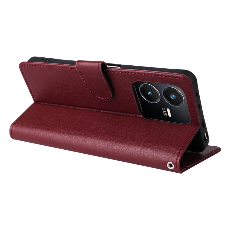 For vivo Y22s 4G / Y22 4G 2022 3-Card Slots Multifunctional Leather Phone Case