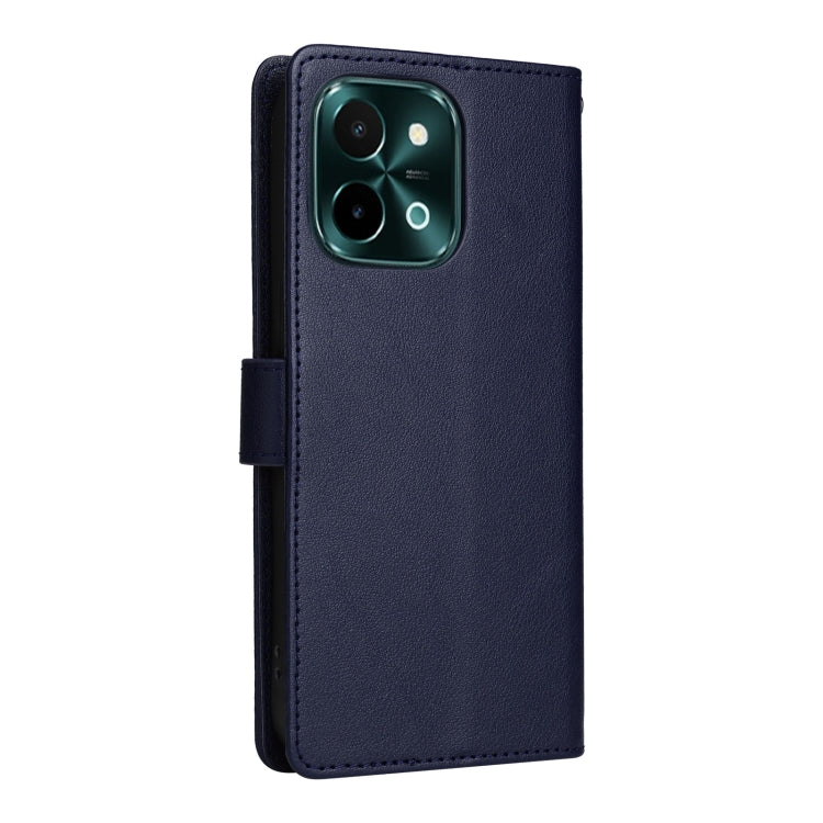 For vivo Y28 4G 3-Card Slots Multifunctional Leather Phone Case