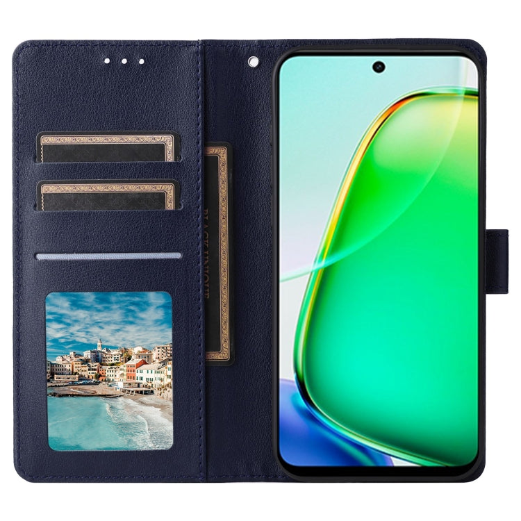 For vivo Y28 4G 3-Card Slots Multifunctional Leather Phone Case