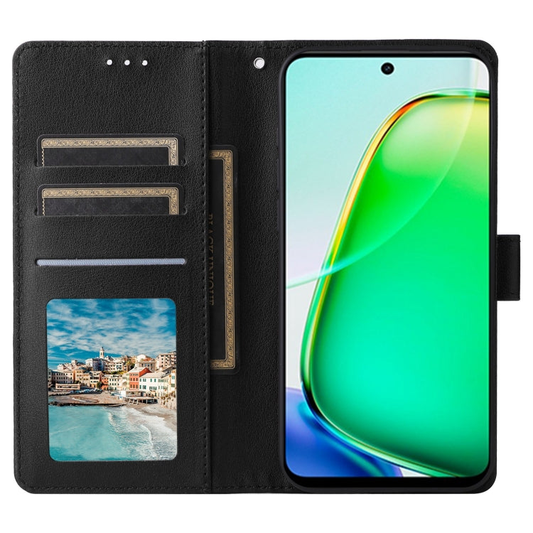 For vivo Y28 4G 3-Card Slots Multifunctional Leather Phone Case
