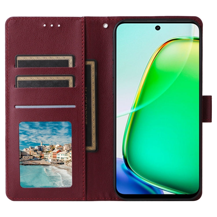For vivo Y28 4G 3-Card Slots Multifunctional Leather Phone Case