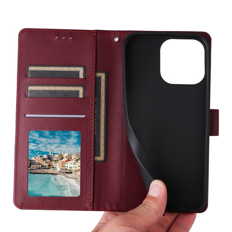 For vivo Y28 4G 3-Card Slots Multifunctional Leather Phone Case