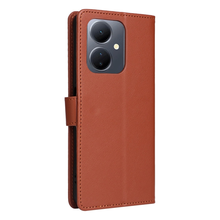 For vivo Y36 4G Global / Y78 3-Card Slots Multifunctional Leather Phone Case