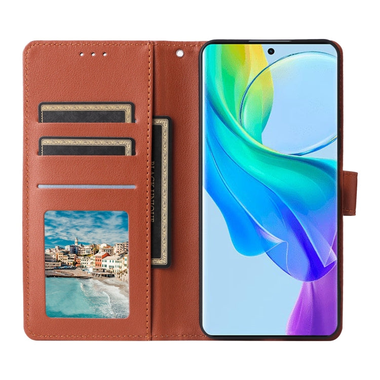 For vivo Y36 4G Global / Y78 3-Card Slots Multifunctional Leather Phone Case