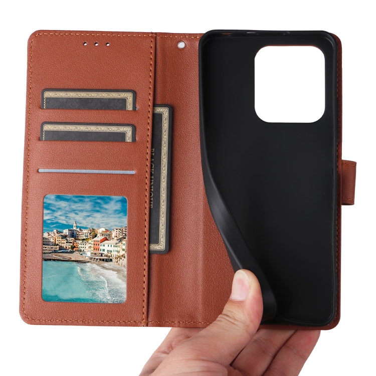 For vivo Y36 4G Global / Y78 3-Card Slots Multifunctional Leather Phone Case