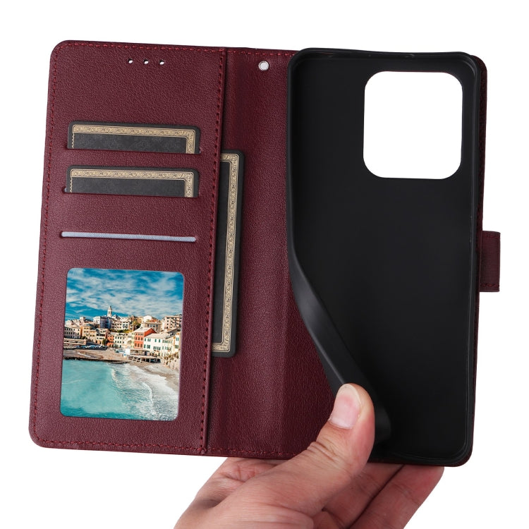 For vivo Y36 4G Global / Y78 3-Card Slots Multifunctional Leather Phone Case