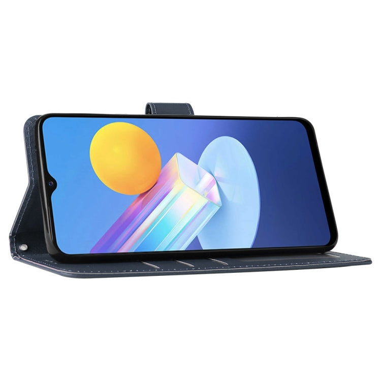 For vivo Y72 5G 3-Card Slots Multifunctional Leather Phone Case
