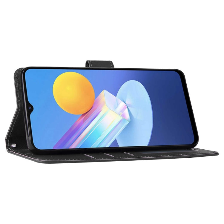 For vivo Y72 5G 3-Card Slots Multifunctional Leather Phone Case