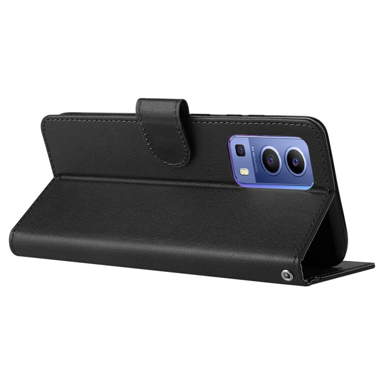 For vivo Y72 5G 3-Card Slots Multifunctional Leather Phone Case