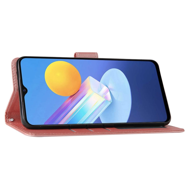 For vivo Y72 5G 3-Card Slots Multifunctional Leather Phone Case