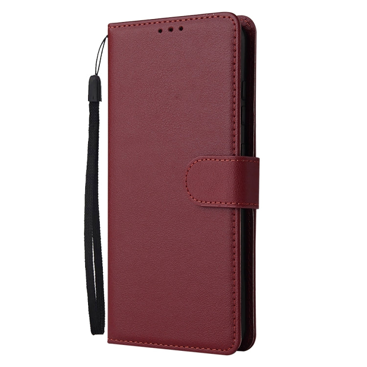 For vivo Y72 5G 3-Card Slots Multifunctional Leather Phone Case