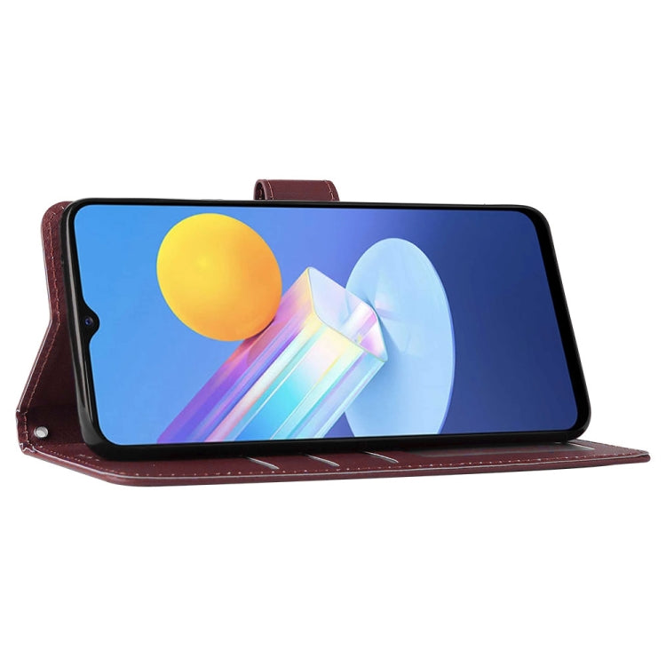For vivo Y72 5G 3-Card Slots Multifunctional Leather Phone Case