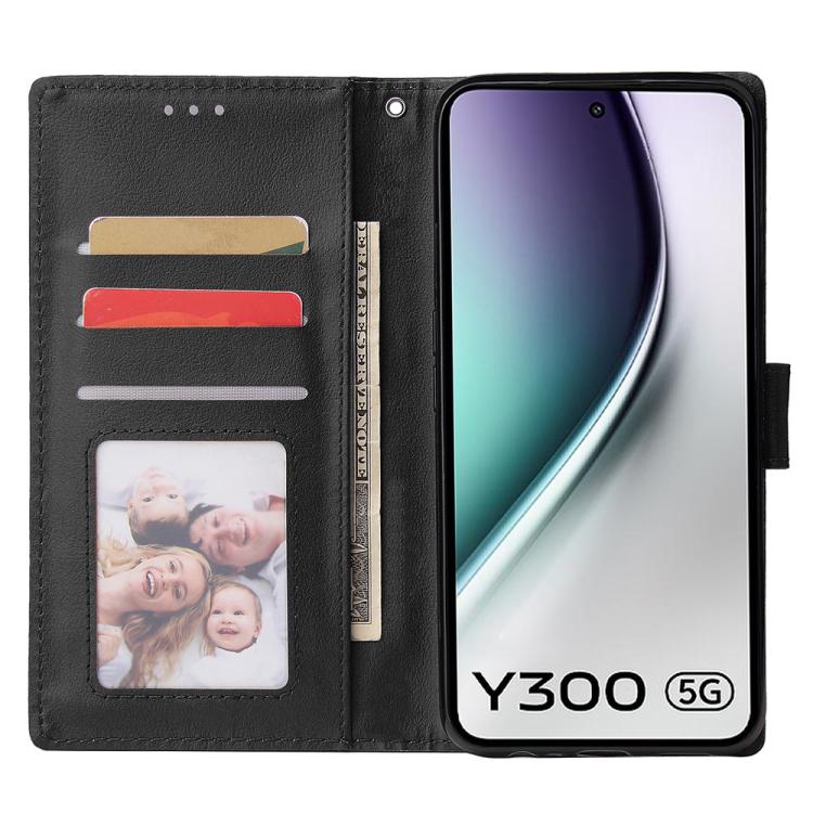 For vivo Y300 5G Global / V40 Lite 3-Card Slots Multifunctional Leather Phone Case
