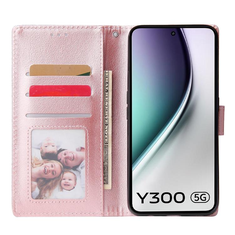 For vivo Y300 5G Global / V40 Lite 3-Card Slots Multifunctional Leather Phone Case