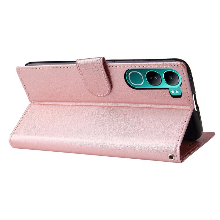 For vivo Y300 5G Global / V40 Lite 3-Card Slots Multifunctional Leather Phone Case