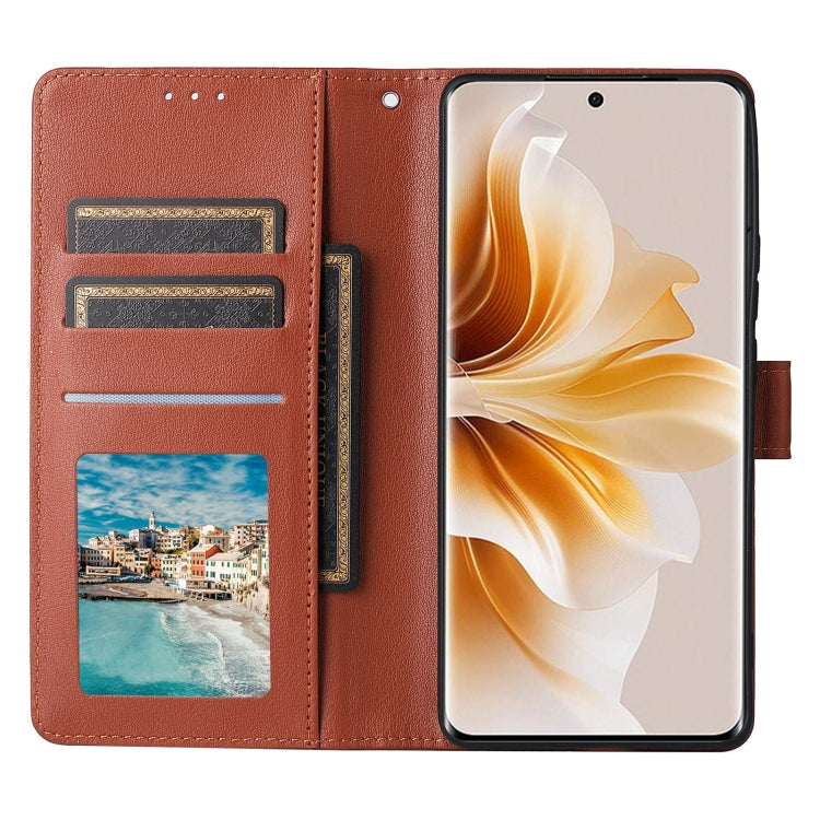For OPPO Reno11 Pro 5G Global 3-Card Slots Multifunctional Leather Phone Case