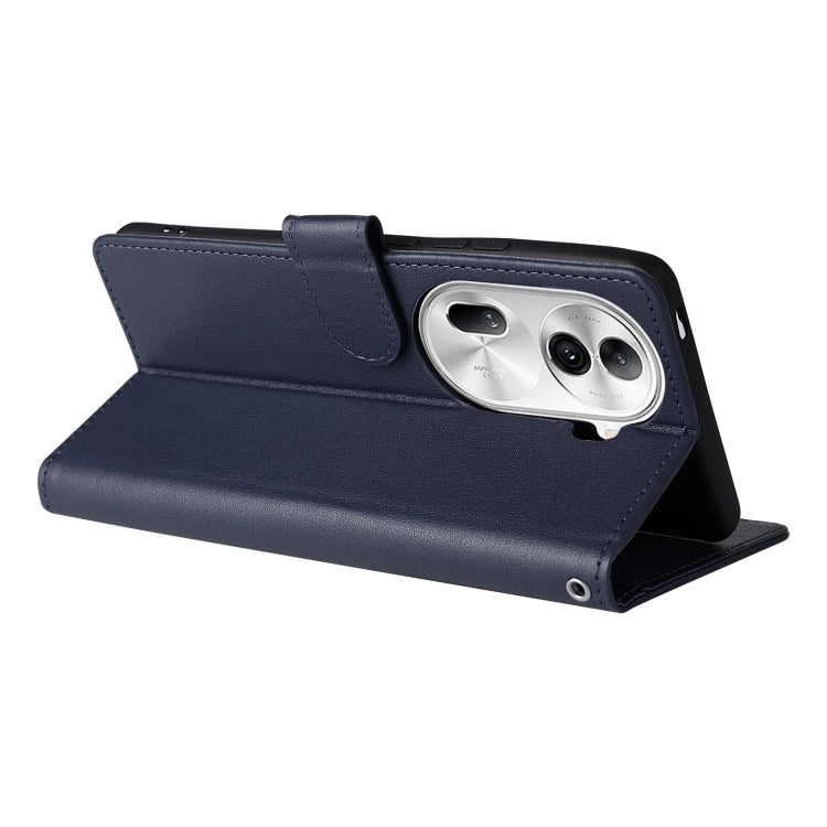 For OPPO Reno11 Pro 5G Global 3-Card Slots Multifunctional Leather Phone Case