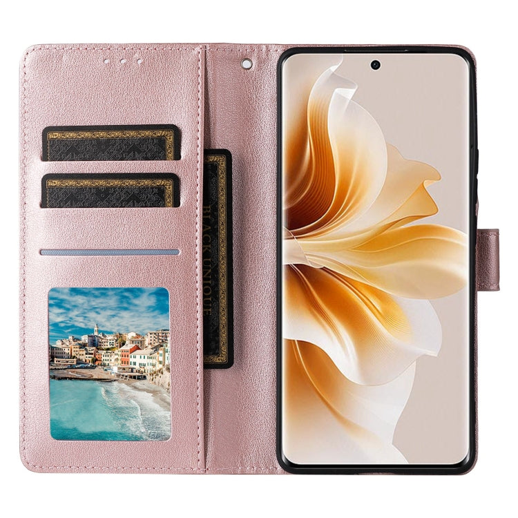 For OPPO Reno11 Pro 5G Global 3-Card Slots Multifunctional Leather Phone Case