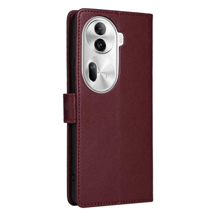 For OPPO Reno11 Pro 5G Global 3-Card Slots Multifunctional Leather Phone Case