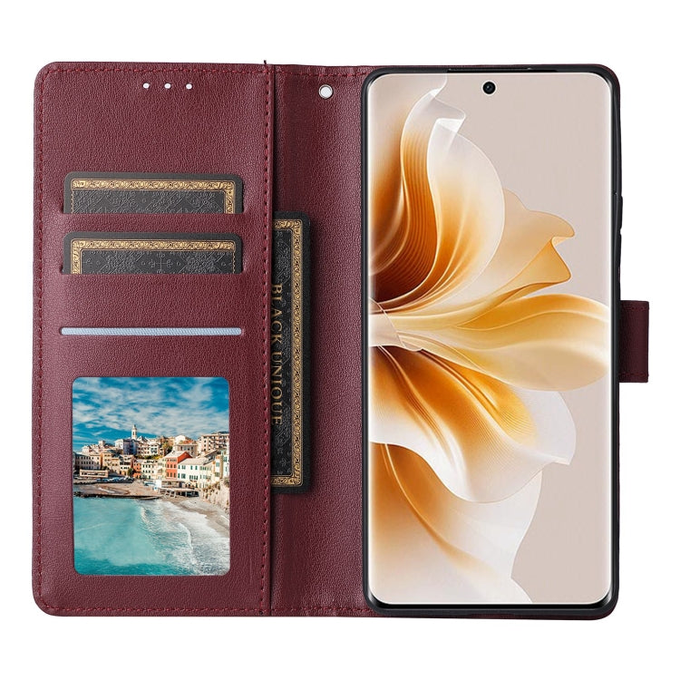 For OPPO Reno11 Pro 5G Global 3-Card Slots Multifunctional Leather Phone Case