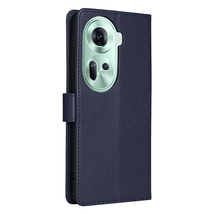 For OPPO Reno11 5G Global 3-Card Slots Multifunctional Leather Phone Case