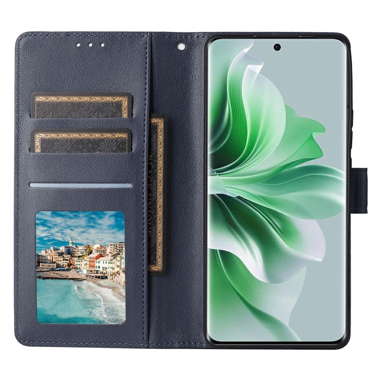 For OPPO Reno11 5G Global 3-Card Slots Multifunctional Leather Phone Case