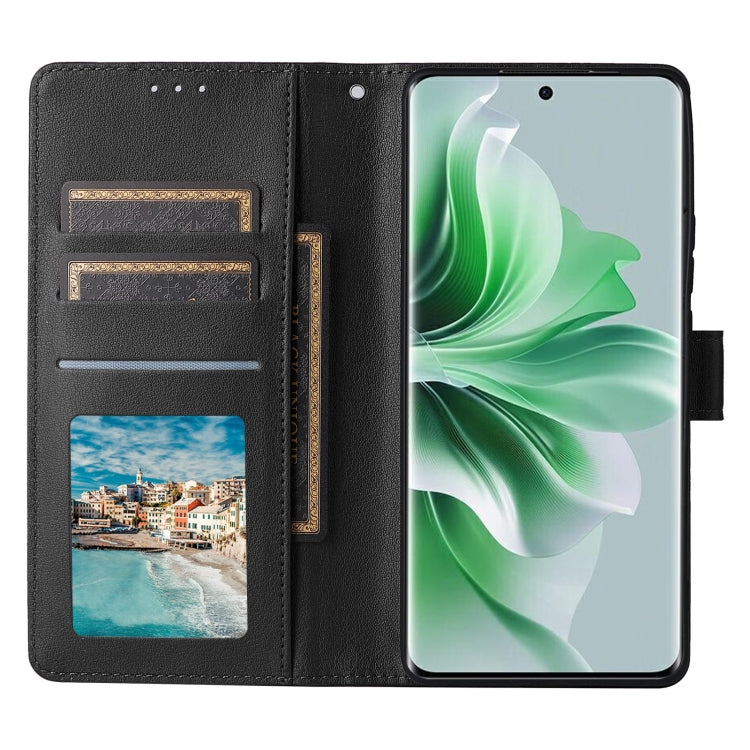 For OPPO Reno11 5G Global 3-Card Slots Multifunctional Leather Phone Case