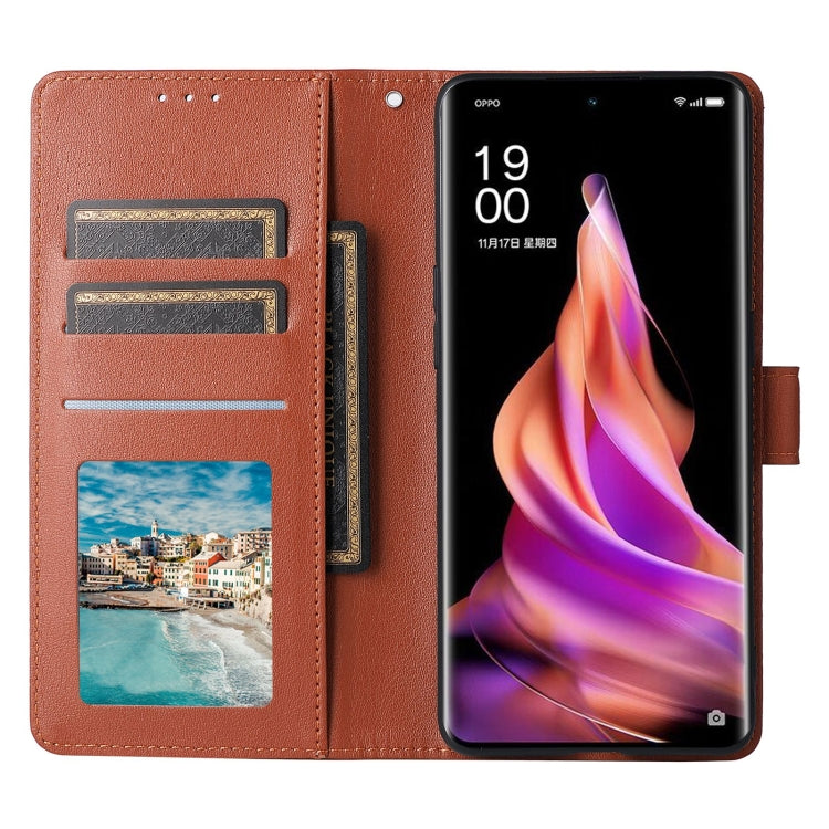 For OPPO Reno9 /9 Pro 5G 3-Card Slots Multifunctional Leather Phone Case