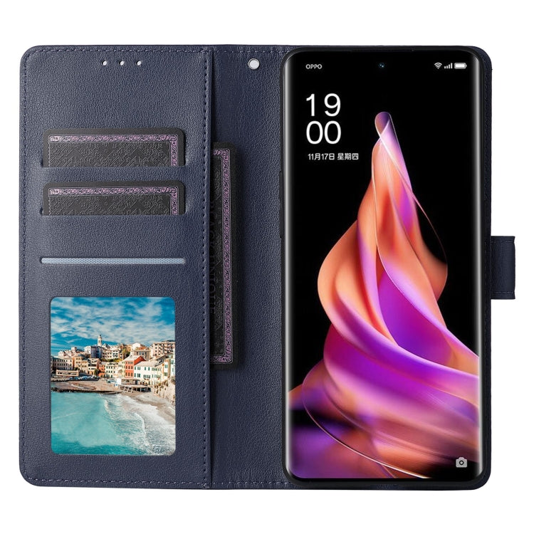 For OPPO Reno9 /9 Pro 5G 3-Card Slots Multifunctional Leather Phone Case