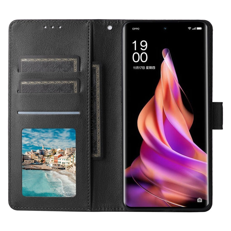 For OPPO Reno9 /9 Pro 5G 3-Card Slots Multifunctional Leather Phone Case