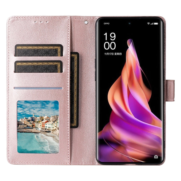 For OPPO Reno9 /9 Pro 5G 3-Card Slots Multifunctional Leather Phone Case