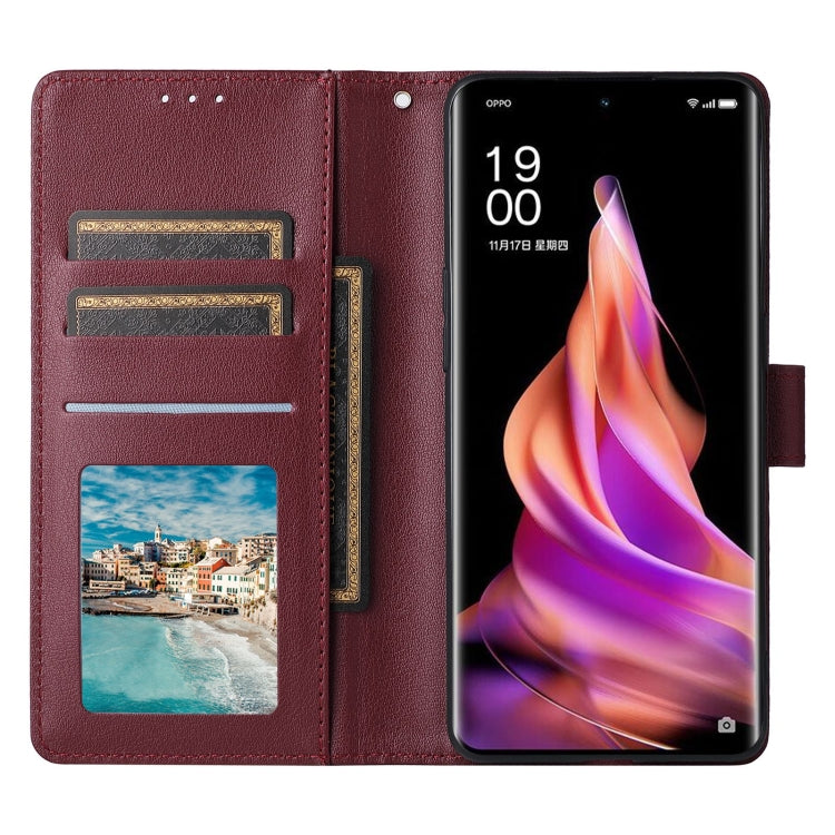 For OPPO Reno9 /9 Pro 5G 3-Card Slots Multifunctional Leather Phone Case