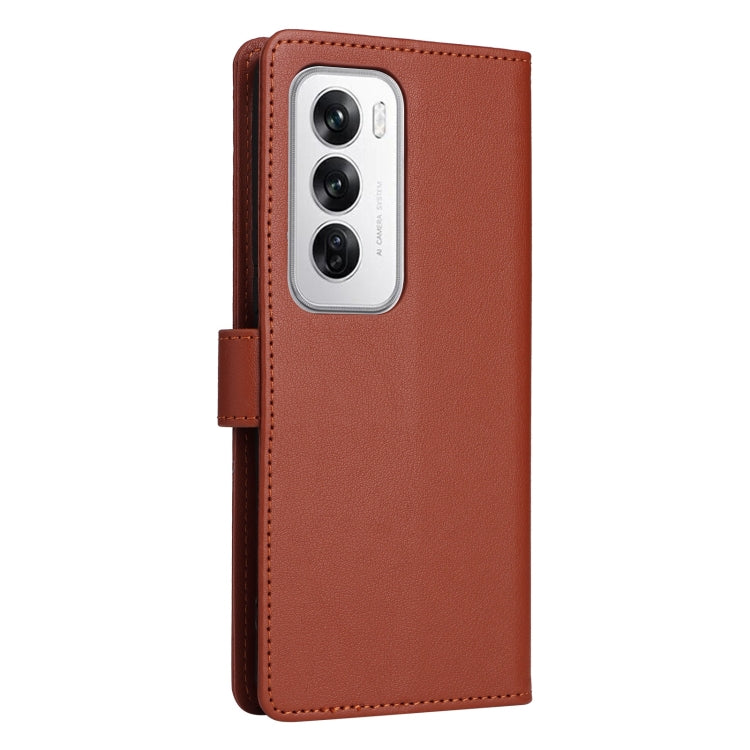 For OPPO Reno12 5G Global 3-Card Slots Multifunctional Leather Phone Case