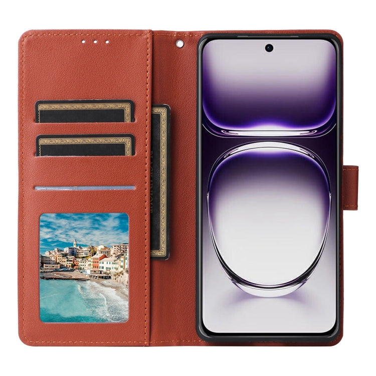 For OPPO Reno12 Pro 5G Global 3-Card Slots Multifunctional Leather Phone Case