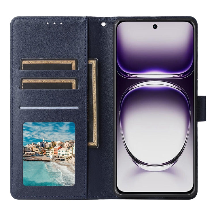 For OPPO Reno12 Pro 5G Global 3-Card Slots Multifunctional Leather Phone Case