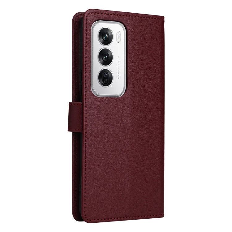 For OPPO Reno12 Pro 5G Global 3-Card Slots Multifunctional Leather Phone Case