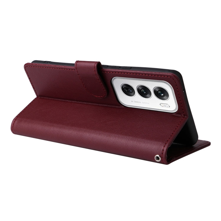 For OPPO Reno12 Pro 5G Global 3-Card Slots Multifunctional Leather Phone Case