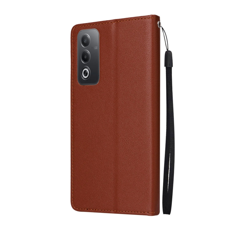 For OPPO A3 Pro 5G Global 3-Card Slots Multifunctional Leather Phone Case