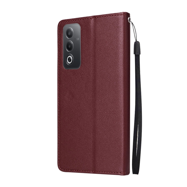 For OPPO A3 Pro 5G Global 3-Card Slots Multifunctional Leather Phone Case
