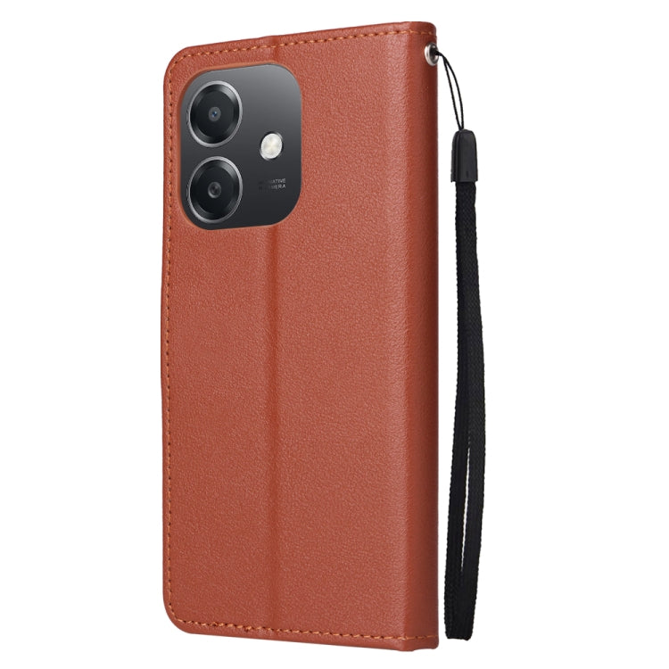 For OPPO A3 4G / 5G Global 3-Card Slots Multifunctional Leather Phone Case
