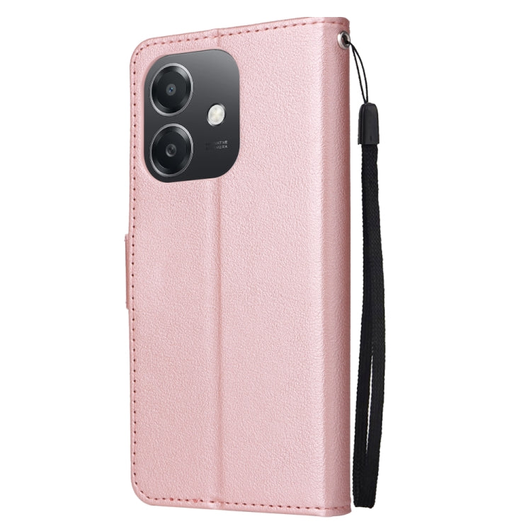 For OPPO A3 4G / 5G Global 3-Card Slots Multifunctional Leather Phone Case